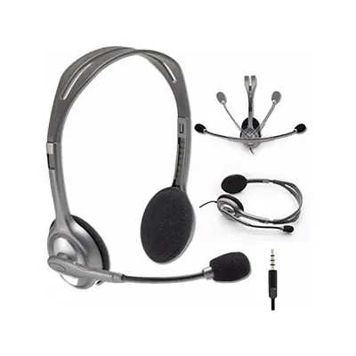 Logitech H110 Headset Grey – 2. kép