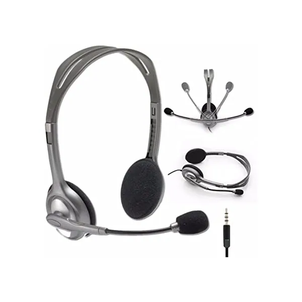 Logitech H111 Headset Grey – 2. kép