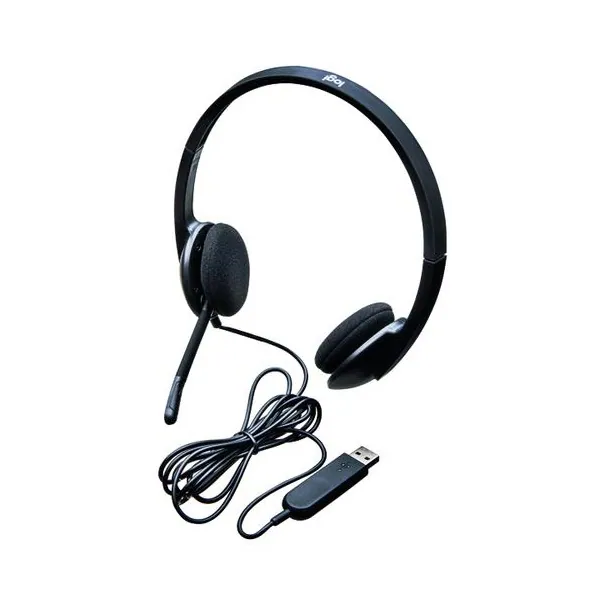 Logitech Fejhallgató - H340 Headset (USB, mikrofon, fekete) – 2. kép