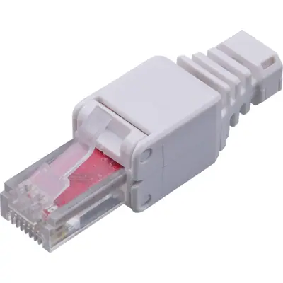 Walisec csatlakozó - RJ45-6U-TL (RJ45, Cat6, árnyékolt, 8P8C, aranyozott, Tool-less)