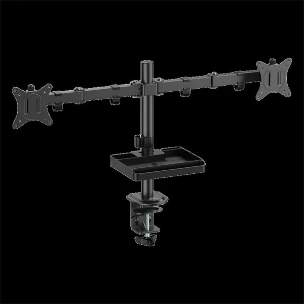 Advance Monitor Asztali konzol - XTENDMOUNTS Dual (17-32", Max.: 2x9kg, dönthető, forgatható, fekete)