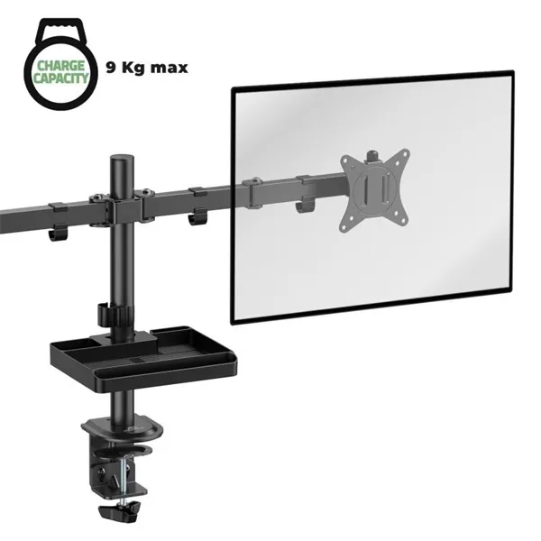 Advance Monitor Asztali konzol - XTENDMOUNTS Dual (17-32", Max.: 2x9kg, dönthető, forgatható, fekete) – 4. kép