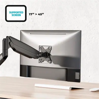 Advance Monitor Asztali konzol - Ergomount Xtrem (17-45", Max.: 15kg, dönthető, forgatható, gázrugó, fekete) – 2. kép