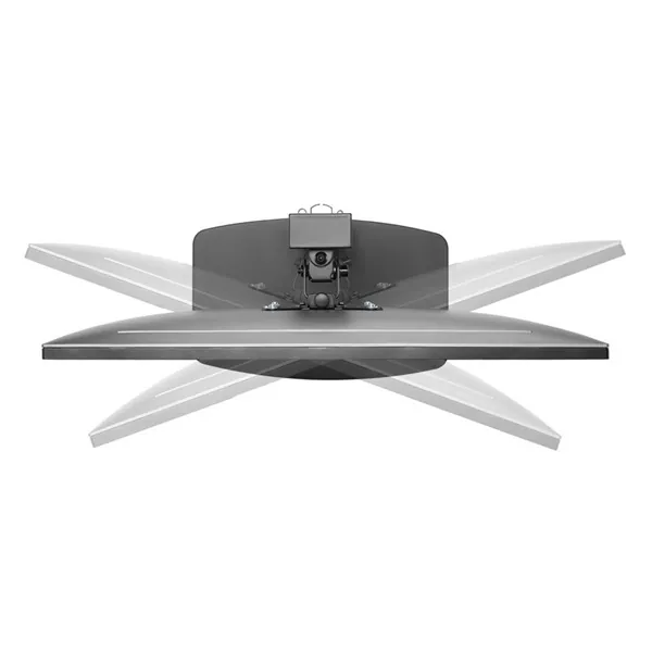 Equip Monitor Asztali állvány - 650126 (17"-32", 1 monitor, dönthető, forgatható, állítható magasság, Max.:2x9kg,fekete) – 4. kép