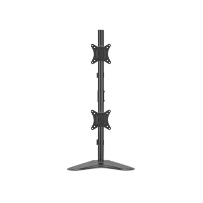 Equip Monitor Asztali állvány - 650128 (17"-32", 2 monitor, dönthető, forgatható, állítható magasság, Max.:2x9kg,fekete) – 2. kép