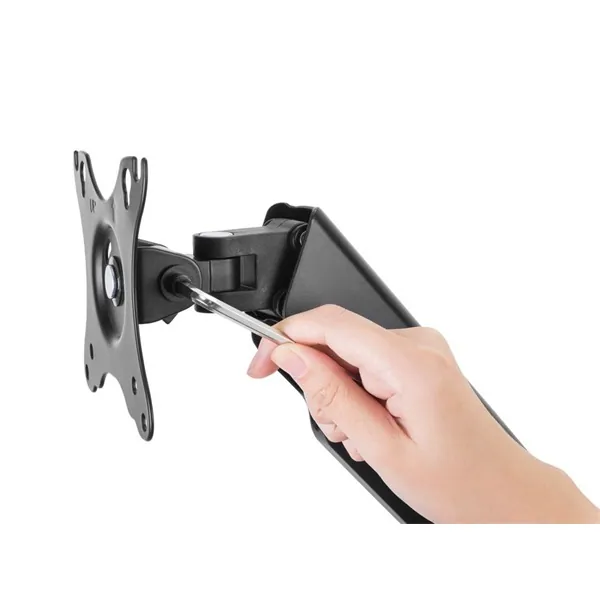 Equip Monitor Fali konzol - 650136 (17"-32",1 monitor, dönthető, forgatható, állítható magasság, Max.: 9kg, fekete) – 4. kép