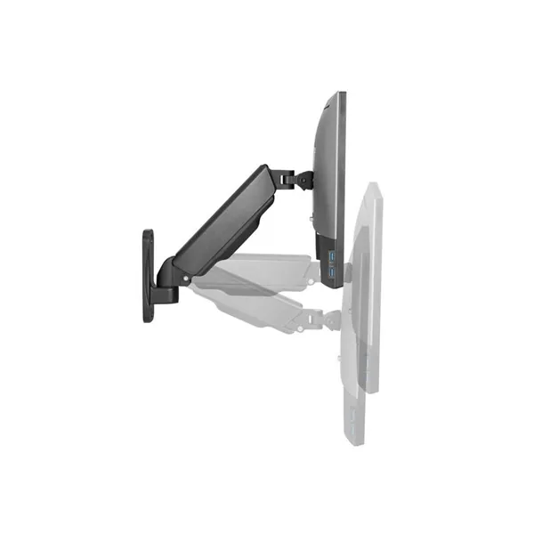 Equip Monitor Fali konzol - 650136 (17"-32",1 monitor, dönthető, forgatható, állítható magasság, Max.: 9kg, fekete) – 5. kép