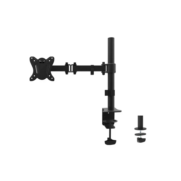 Equip Monitor Asztali konzol - 650151 (13"-32", 1 monitor, dönthető, forgatható, állítható magasság, Max.: 9kg, fekete) – 3. kép