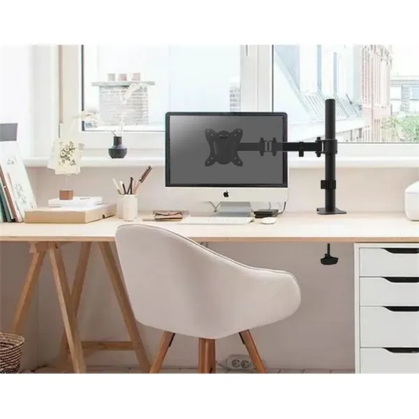 Equip Monitor Asztali konzol - 650151 (13"-32", 1 monitor, dönthető, forgatható, állítható magasság, Max.: 9kg, fekete) – 5. kép