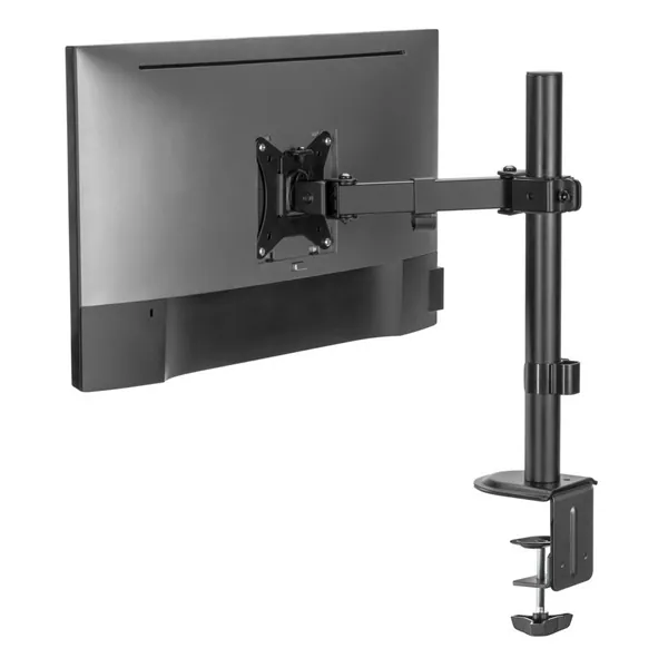 Equip Monitor Asztali konzol - 650156 (17"-32", 1 monitor, dönthető, forgatható, állítható magasság, Max.: 9kg, fekete) – 3. kép