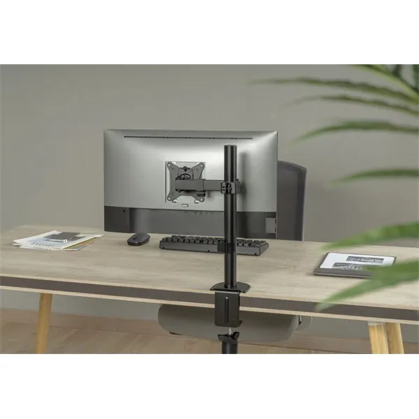 Equip Monitor Asztali konzol - 650156 (17"-32", 1 monitor, dönthető, forgatható, állítható magasság, Max.: 9kg, fekete) – 6. kép