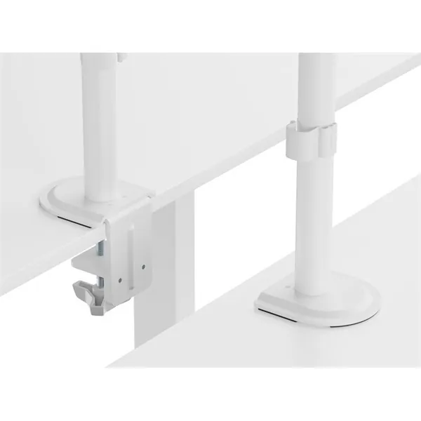 Equip Monitor Asztali konzol - 650166 (17"-32", 1 monitor, dönthető, forgatható, állítható magasság, Max.: 9kg, fehér) – 5. kép