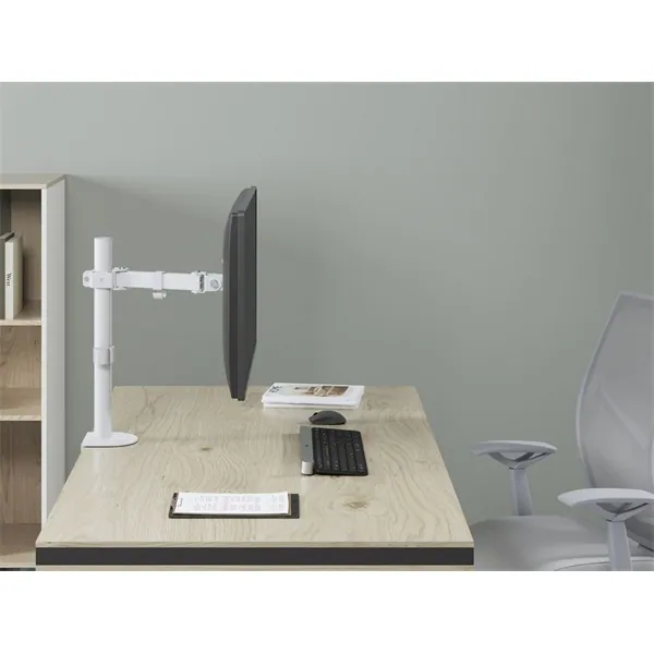 Equip Monitor Asztali konzol - 650166 (17"-32", 1 monitor, dönthető, forgatható, állítható magasság, Max.: 9kg, fehér) – 7. kép