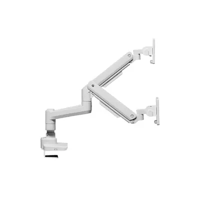 Equip Monitor Asztali konzol - 650183 (17"-35", 2 monitor, dönthető, forgatható, Max.: 2x20kg, fehér) – 2. kép