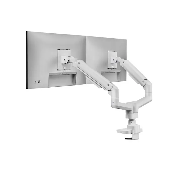 Equip Monitor Asztali konzol - 650183 (17"-35", 2 monitor, dönthető, forgatható, Max.: 2x20kg, fehér) – 4. kép