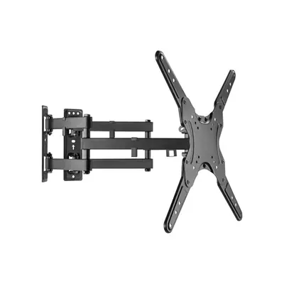 Equip TV Fali sarok konzol - 650328 (23"-55", Max.: 45kg, dönthető, forgatható, sarokba szerelhető, fekete) – 2. kép