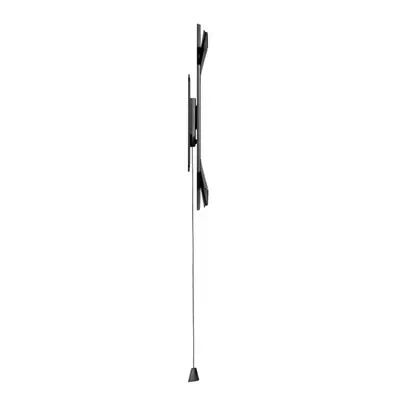 Equip TV Fali konzol - 650331 (37"-80", Max.: 35kg, álló vagy fekvő tájolás, fekete) – 2. kép
