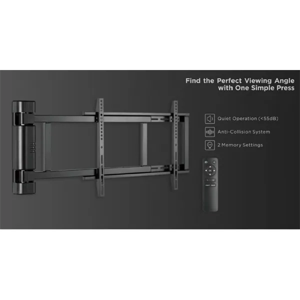 Equip TV Fali konzol - 650336 (32"-75", motoros, Max.: 50kg, fekete) – 7. kép