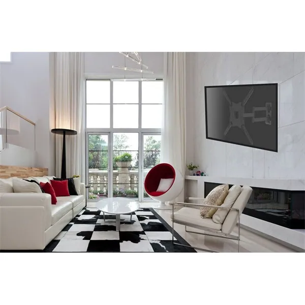 Equip TV Fali konzol - 650407 (23"-55", dönthető, forgatható, kihúzható, Max.: 30kg, fekete) – 5. kép