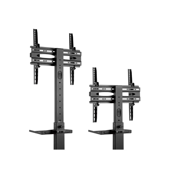Equip TV/Monitor állvány - 650607 (32"-55", dönthető, állítható magasság, gurulós, Max.:35kg, fekete) – 3. kép
