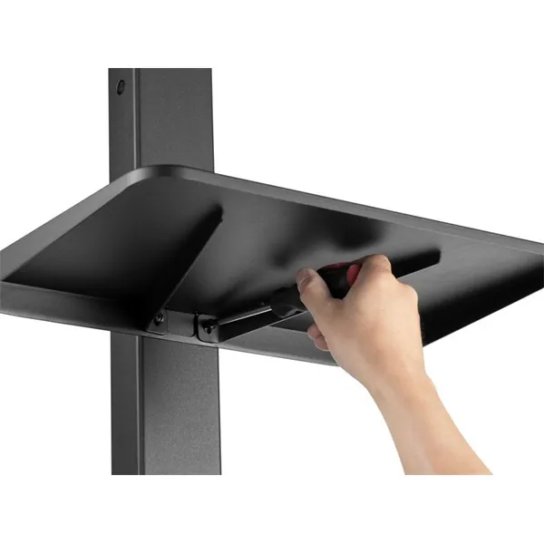 Equip TV állvány - 650613 (37"-75" álló, forgatható, állítható magasság, Max.:40kg, fekete) – 7. kép