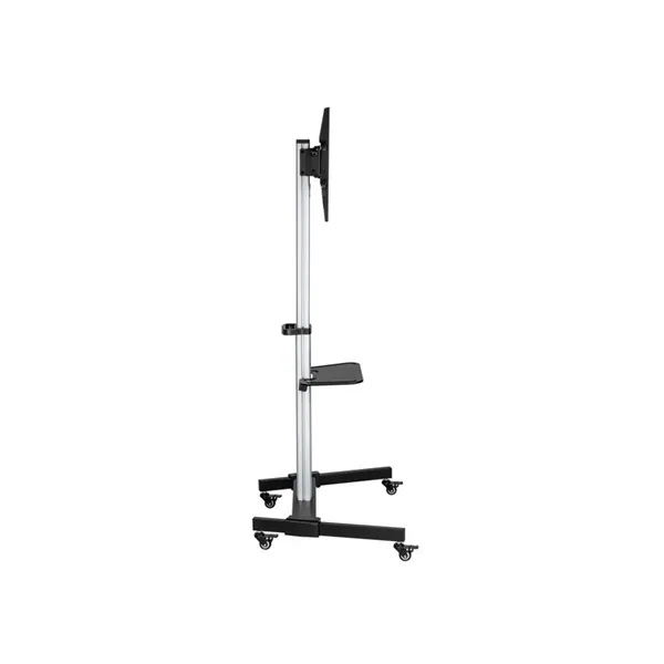 Equip TV állvány - 650630 (37"-86" álló, gurulós, forgatható 90°, dönthető, Max.:50kg, fekete) – 3. kép