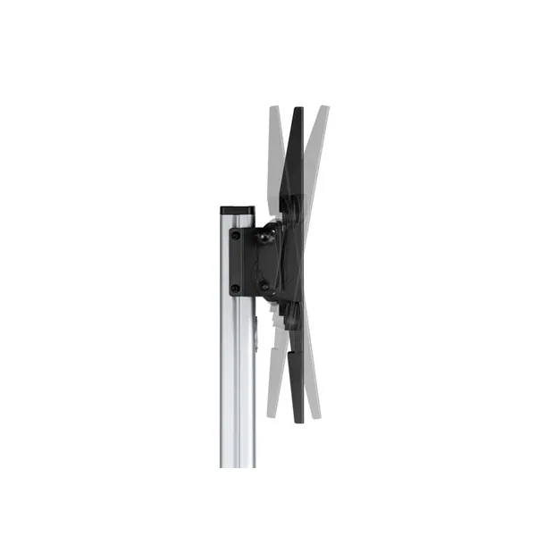 Equip TV állvány - 650630 (37"-86" álló, gurulós, forgatható 90°, dönthető, Max.:50kg, fekete) – 4. kép
