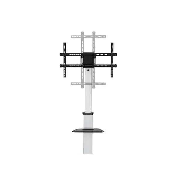 Equip TV állvány - 650630 (37"-86" álló, gurulós, forgatható 90°, dönthető, Max.:50kg, fekete) – 5. kép