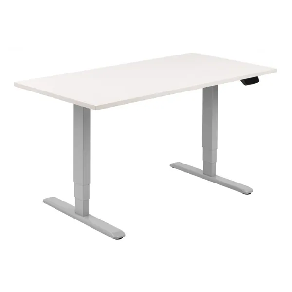 Equip Motoros Asztal láb - 650803 (Dupla motor, állítható magasság: 62cm-128cm, Max.:125kg, szürke) – 2. kép