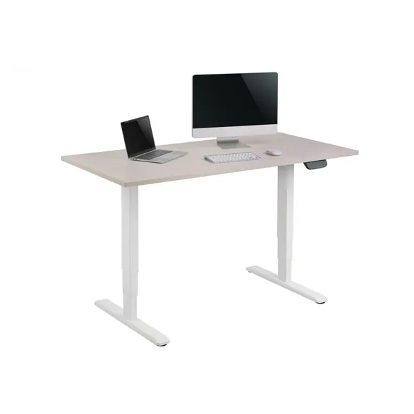 Equip Motoros Asztal láb - 650804 (Dupla motor, állítható magasság: 62cm-128cm, Max.:125kg, fehér) – 5. kép