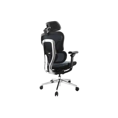Equip Szék - 651052 (Premium, ergonomikus, Max teherbírás: 150kg, fekete/kék) – 2. kép