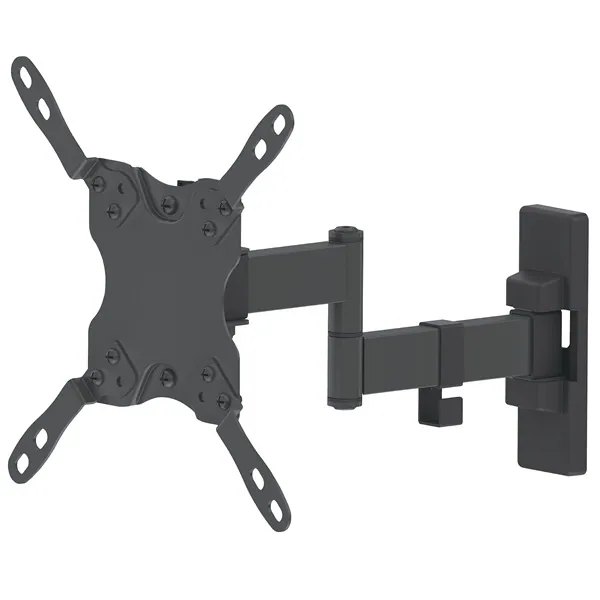 Manhattan TV állvány - Fali csuklós dupla Fekete (max.VESA:200x200)(13"-43"-ig) 20 kg