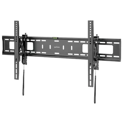 Manhattan TV állvány - Fali, dönthető, lopásgátlós TV állvány Fekete (max.VESA:800x400)(43"-90"-ig) 75kg