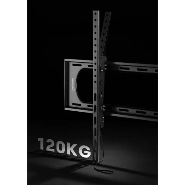 Manhattan TV állvány - Fali dönthető TV állvány Fekete (max.VESA:900x600)(60"-120"-ig) 120kg teherbírás – 2. kép