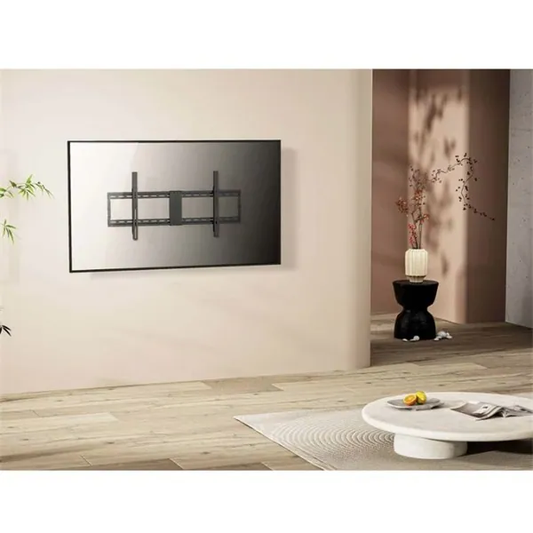 Manhattan TV állvány - Fali fix ultravékony TV állvány Fekete (max.VESA:800x400)(43"-100"-ig) 70kg teherbírás – 3. kép