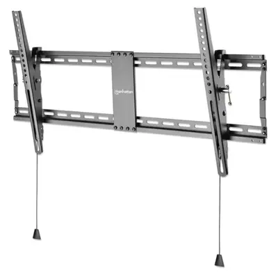 Manhattan TV állvány - Fali dönthető ultravékony TV állvány Fekete (max.VESA:800x400)(43"-100"-ig) 70kg teherbírás – 2. kép