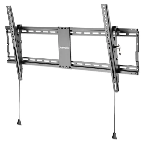 Manhattan TV állvány - Fali dönthető ultravékony TV állvány Fekete (max.VESA:800x400)(43"-100"-ig) 70kg teherbírás – 2. kép