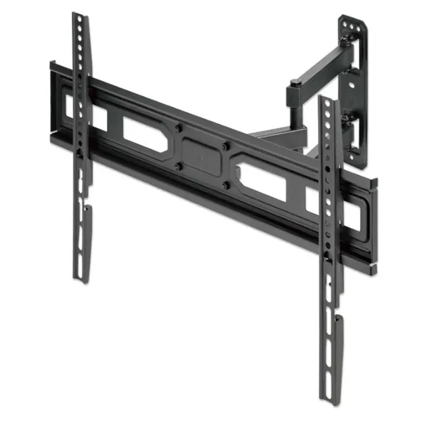 Manhattan TV állvány - Fali, dönthető, forgatható, TV állvány Fekete (max.VESA:600x400)(37"-70"-ig) 35 kg
