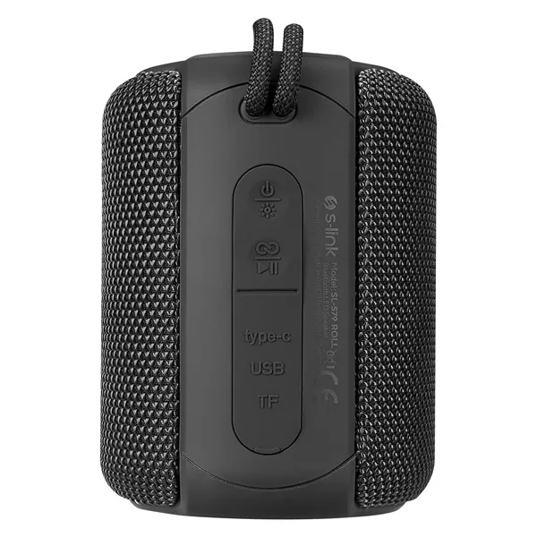 S-Link Bluetooth Hangszóró - SL-S79 ROLL (RGB, 6W, 1200mah, hangerőszabályzó, IPX5, USB) – 5. kép