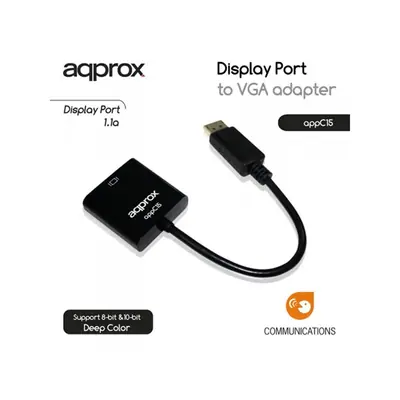 APPROX Átalakító - DisplayPort to VGA Adapter – 2. kép