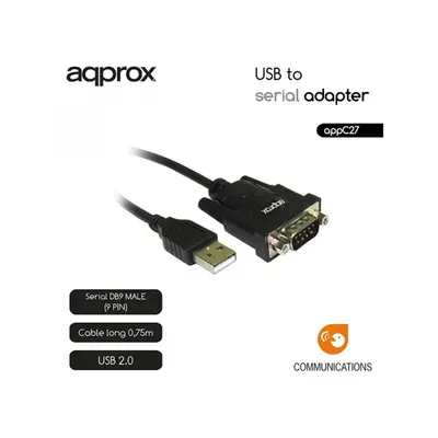 USB-->RS232 soros átalakító Approx APPC27