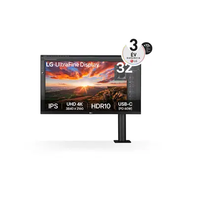 LG 31,5" 32UN880K-B IPS LED