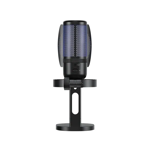 BOYA Mikrofon - K3-02 (USB, állvány, LED, fekete) – 2. kép