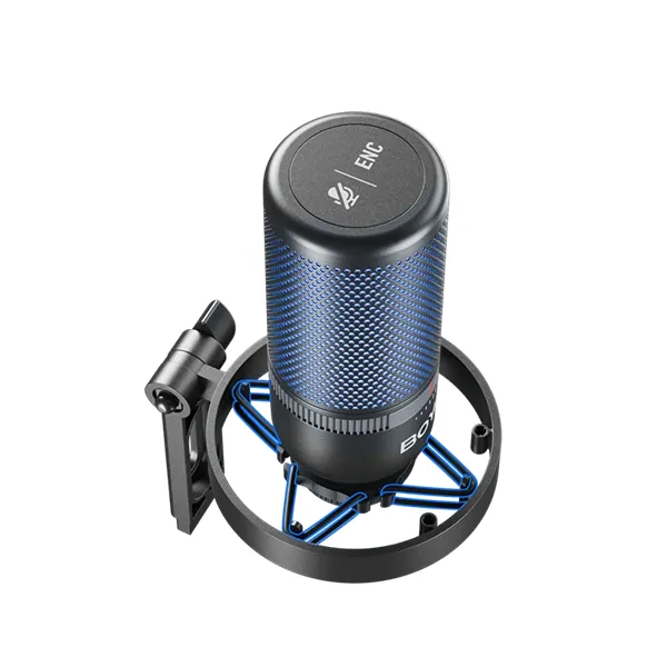 BOYA Mikrofon - K3-02 (USB, állvány, LED, fekete) – 3. kép