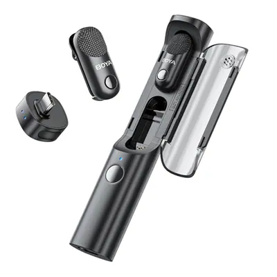 BOYA Mikrofon - Magic-05 (Vezeték nélküli, fekete, 2TX+1RX, USB-C)