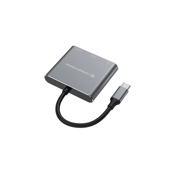 Conceptronic Notebook Dokkoló - DONN18G (USB-C to HDMI/USB-C PD/USB 3.0) – 4. kép