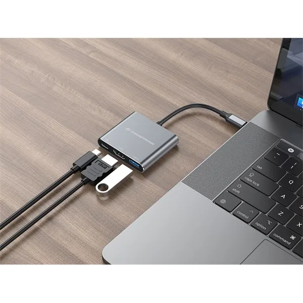 Conceptronic Notebook Dokkoló - DONN18G (USB-C to HDMI/USB-C PD/USB 3.0) – 6. kép