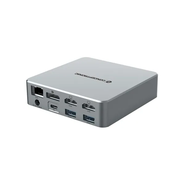 Conceptronic Notebook Dokkoló - DONN25G (USB-C to HDMI/DP/USB-C PD/USB-A/SD/TF/RJ45/Audio) – 2. kép