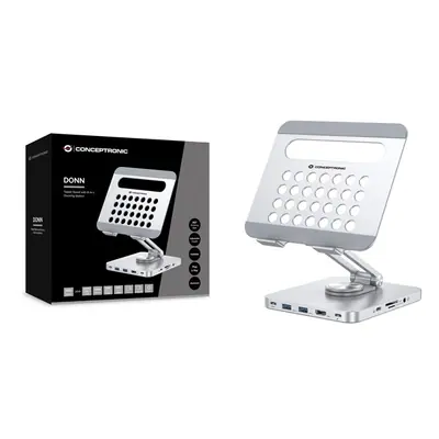 Conceptronic Tablet Dokkoló/tartó - DONN26G (USB-C to HDMI/USB-C PD/USB 3.0/SD/TF) – 2. kép