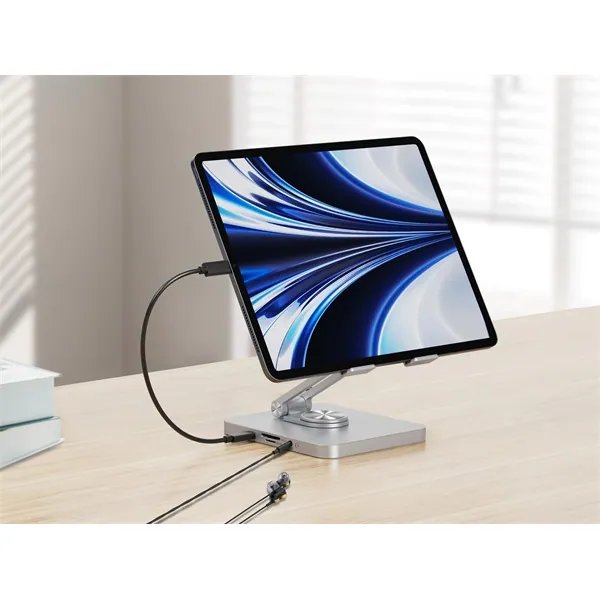 Conceptronic Tablet Dokkoló/tartó - DONN26G (USB-C to HDMI/USB-C PD/USB 3.0/SD/TF) – 6. kép